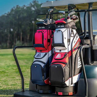 ASK ECHO T-LOCK 2.0 14-Way Golf Cart Bag, Quiet Organizer Dividers, Premium Storage Golf Bag