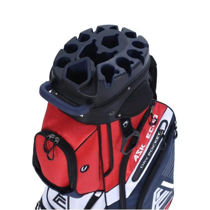 ASK ECHO T-LOCK 2.0 14-Way Golf Cart Bag, Quiet Organizer Dividers, Premium Storage Golf Bag